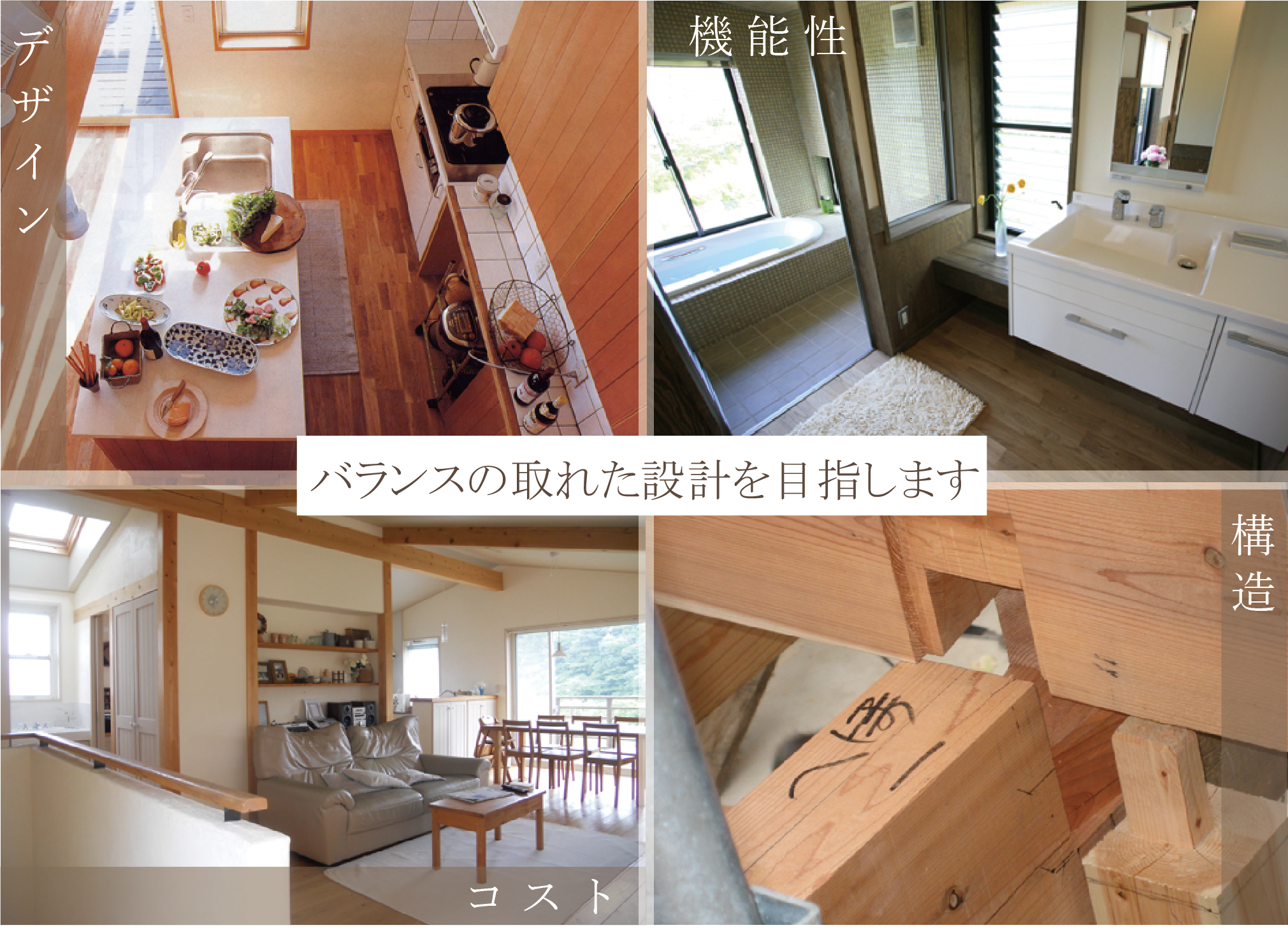 建築を構成する４つの要素 静岡県沼津市の一級建築士事務所 アトリエ結